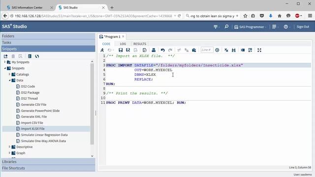 How to Import an Excel File (SAS University Edition) смотреть онлайн