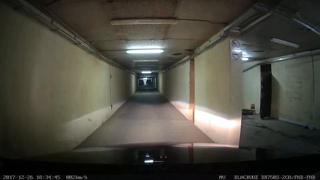 Тест BLACKVUE DR750S-2CH. Ночь. Подземный паркинг. смотреть онлайн