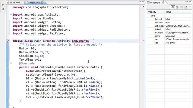 Lesson 07 Android Project Developement Tutorial android onClick implements OnClickListener isCh смотреть онлайн