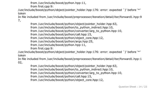 PYTHON : "No such file or directory" error with Boost Python смотреть онлайн