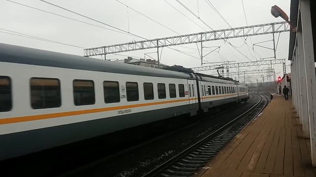ЭГ2ТВ-033, ЭГ2ТВ-036 Иволга 2.0 Перекрасаа МЦД и ЭП2Д-0025 ЦППК Наше Подмосковье На станции Баковка