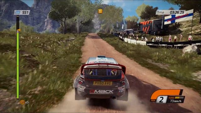 WRC 4 FIA WORLD RALLY CHAMPIONSHIP | ACROPOLIS RALLY | FORD | CONTROLLER GAMEPLAY #fiawrc #gameplay смотреть онлайн