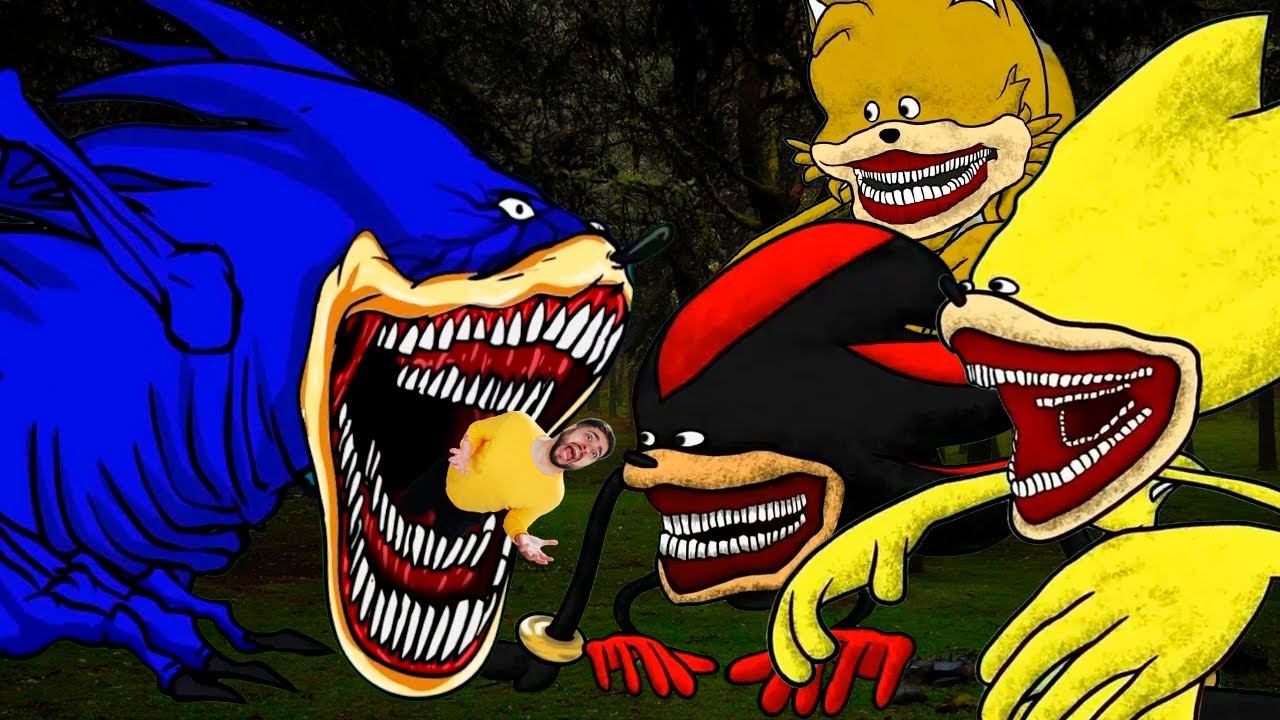 НОВЫЕ САМЫЕ СТРАШНЫЕ АНИМАЦИИ СОНИК МОНСТР! СУПЕР SONIC VS ЖУТКИЙ СОНИК