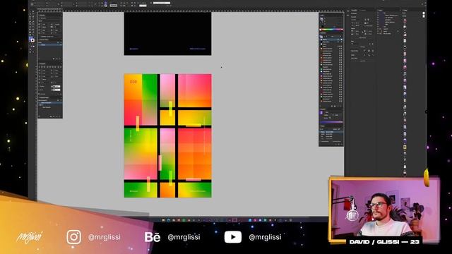 LIVE – Poster Design I: Setting up the Poster in InDesign & Illustrator смотреть онлайн