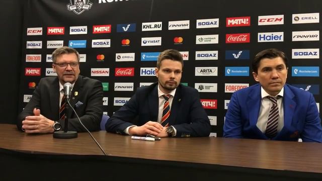 Jokerit - CSKA Moscow, Game 3, Post-game Press 19.3.2018 смотреть онлайн