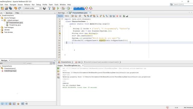 Java Bangla Tutorial 9 : String Array Compare with Input String смотреть онлайн