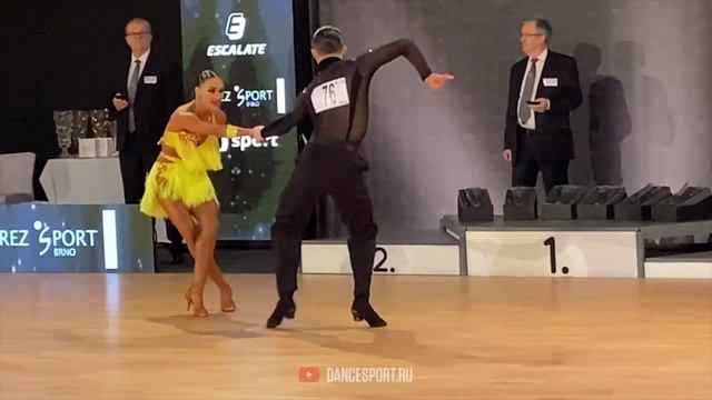 Vladislav Untu - Polina Baryshnikova MDA | Samba | WDSF IO Latin - Brno Open 2020 смотреть онлайн
