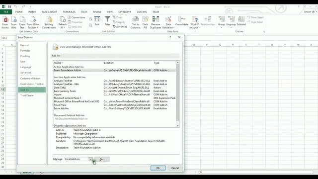 Enable DATA ANALYSIS in Excel смотреть онлайн
