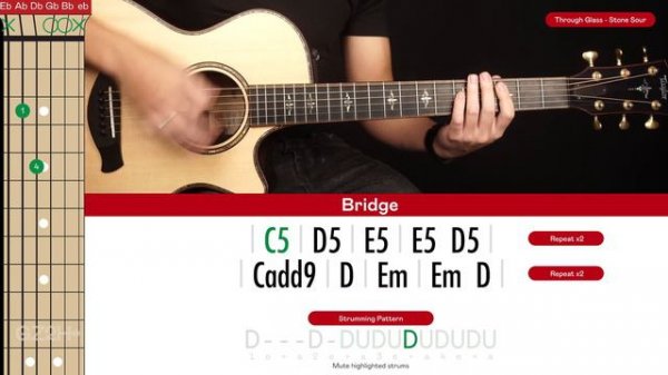 Through Glass Guitar Cover Stone Sour 🎸|Tabs + Chords|