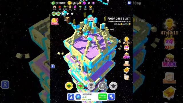 Tower Craft 3D - Reset Progress. смотреть онлайн