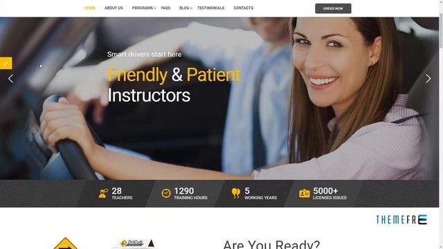 DriCub - Driving School WordPress Theme Thane Hunter смотреть онлайн