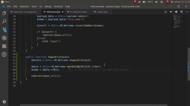 Cara Menghapus / Delete File (png,jpg,pdf) + Database di CodeIgniter 3 [#TutorCI] смотреть онлайн