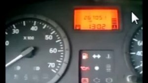 как устранить светящийся датчик топлива в Рено Логан