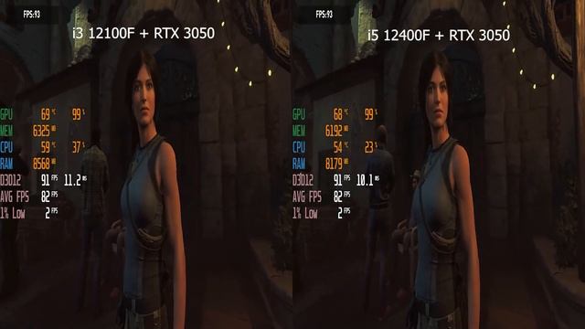 i3 12100F Vs i5 12400F ( RTX 3050 ) - 20 Games at 1080p - FPS Test Benchmark смотреть онлайн
