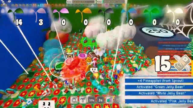 Сколько будет ЛЕГЕНДАРНЫХ ростков из 130 в Bee Swarm Simulator смотреть онлайн