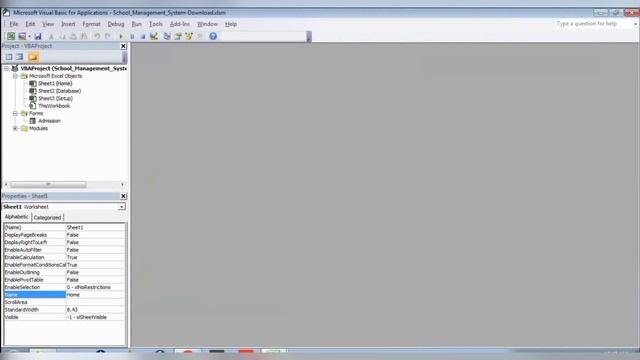 Create School Management System in Excel - Free || Part - 1 || Get Free Source Code смотреть онлайн