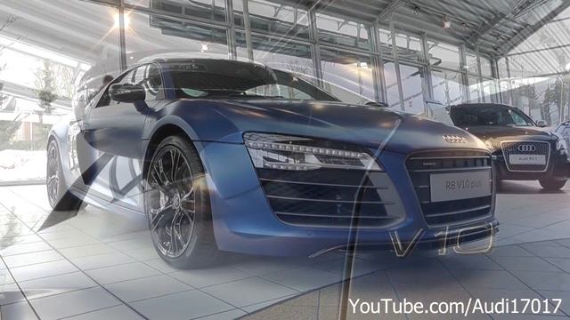 2013 Audi R8 V10 plus - Start Up, Rev, Exhaust Sound & Details [Full HD] смотреть онлайн
