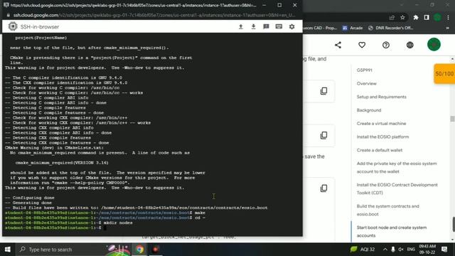 Block.one: Creating a Multi Node EOSIO Blockchain [ GSP991 ] Solution смотреть онлайн