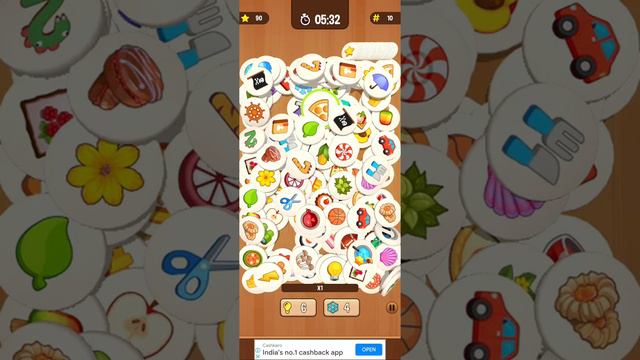 Tile Pair 3D game level 10 🦋🦋 смотреть онлайн