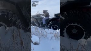 КВАДРОЦИКЛ СОКОЛ СНЕГ СУГРОБЫ