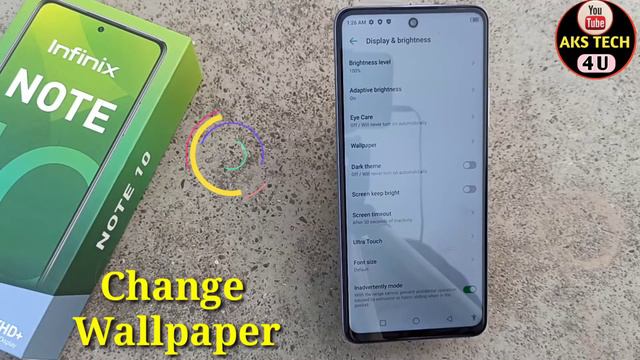Infinix Note 10/Note 10Pro Change Wallpaper || How To Change Wallpaper in Infinix || @AksTech4u смотреть онлайн