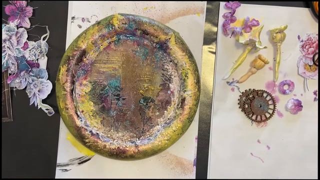 Круглое панно/ Создание композиции из глиняных фигур смотреть онлайн