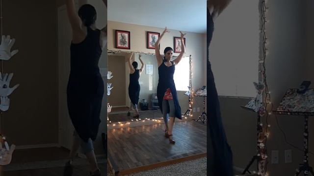 Flamenco Dance Choreography "por tangos" - WIP Part 5 with Lena Jacome смотреть онлайн