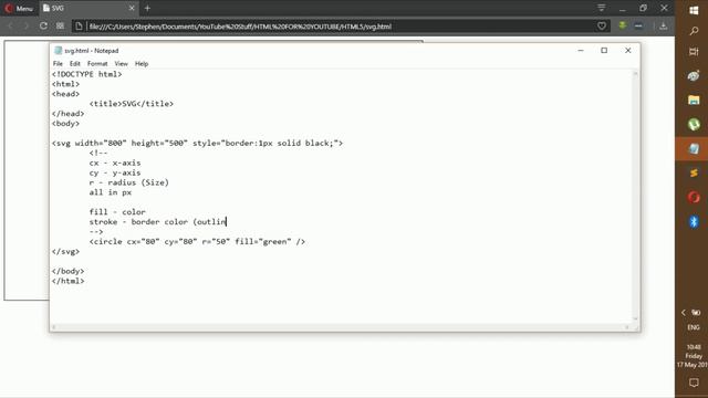 SVG Circle & Rect Tags | HTML5 part 10 (SVG Part 2) смотреть онлайн