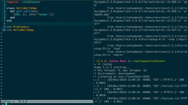 Def Method Lightning Talks: Joshua Book on Rack Middleware and Auth смотреть онлайн