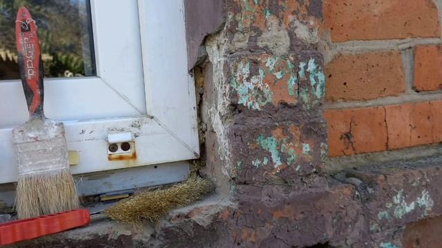 Переделки старого дома . Оформление оконного проёма . Один из способов . смотреть онлайн