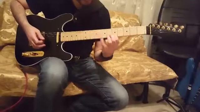 BLACK MAGIC WOMAN - GUITAR COVER - BLACK TELECASTER DOUBLECUT смотреть онлайн