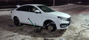 На новой ЛАДА ВЕСТА В АБХАЗИЮ