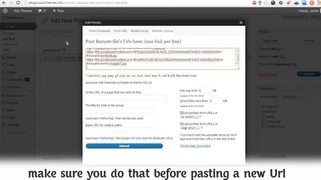 Remote Upload ( WordPress Plugin ) Uploading multiple files смотреть онлайн