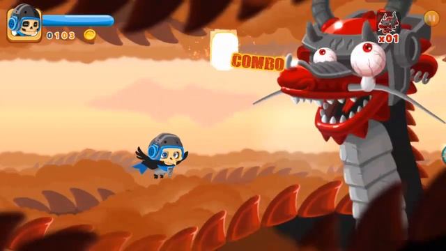 Ninja Dash Run Gameplay - World 6-8