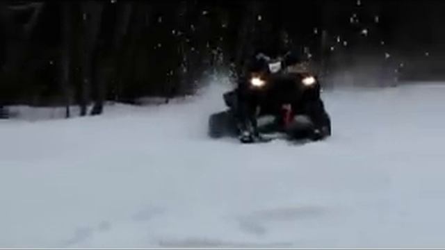 Покатушки зимой на квадроциклах смотреть онлайн