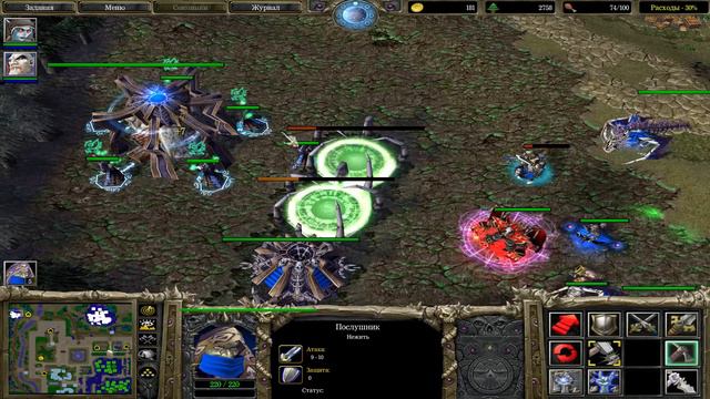 Warcraft 3: Frozen throne Прохождение ★ Падение Детерока ★ #19 смотреть онлайн