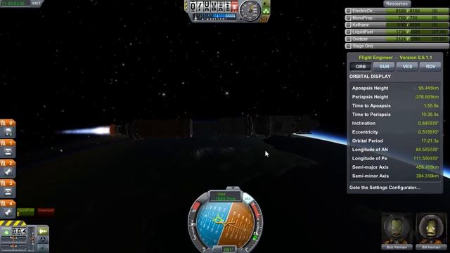Kerbal Space Program .21.1 - S3 Episode 5 - Kerbin Spacestation Core Launch смотреть онлайн