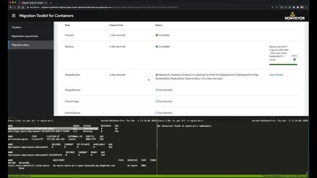 MTC 1.4: Using Rollback To Undo A Container Migration