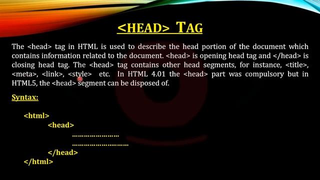 Use of HEAD Tag in HTML | Hindi / Urdu | Programming Eye смотреть онлайн