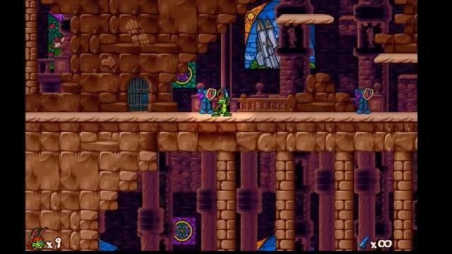 Let's Play Jazz Jackrabbit 2 The Secret Files 10: Castle смотреть онлайн