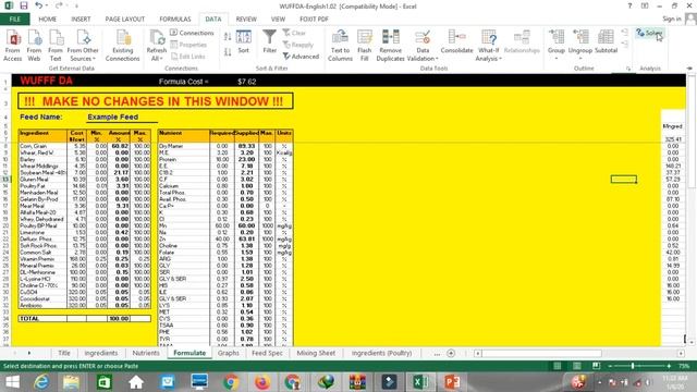 Animal Feed formulation software free download |excel feed formulation| Poultry | смотреть онлайн