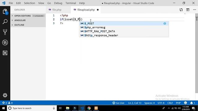 PHP File Uploading смотреть онлайн