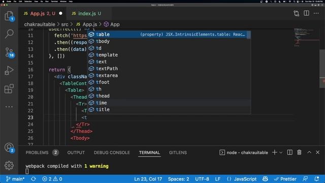 Setup a Dynamic Table with Chakra UI смотреть онлайн