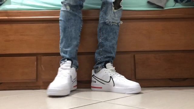 NIKE AIR FORCE 1 REACT ON FEET смотреть онлайн