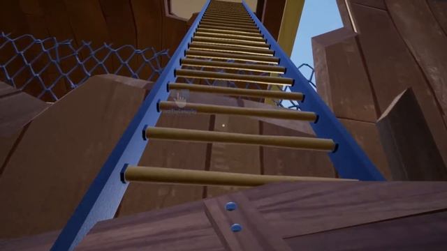 Hello Neighbor - My New Neighbor Big Stickman Act 2 Trampoline Gameplay Walkthrough смотреть онлайн