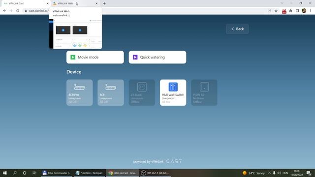 Touchscreen for Sonoff: eWeLink Cast смотреть онлайн