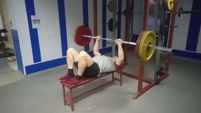 жим лёжа узким хватом 100х12. смотреть онлайн