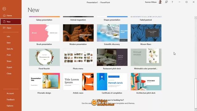 Работа с готови шаблони за PowerPoint презентации. Търсене шаблони на български (видео 3 от 100) смотреть онлайн