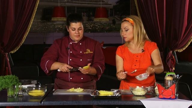 Запеченный картофель с грибами смотреть онлайн