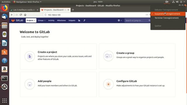 Installation et Configuration de GitLab смотреть онлайн